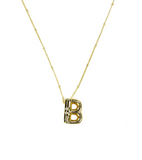 Bubble Initial Necklace