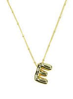 Bubble Initial Necklace