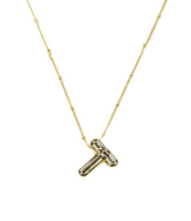 Bubble Initial Necklace