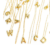 Bubble Initial Necklace