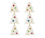 Christmas Tree Dangle Earrings